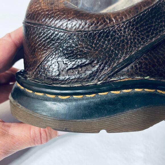Dr. Martens Oxfords Mens Ordell Brown Pebbled Leather Lace Up Casual Academia 9 - Picture 4 of 9
